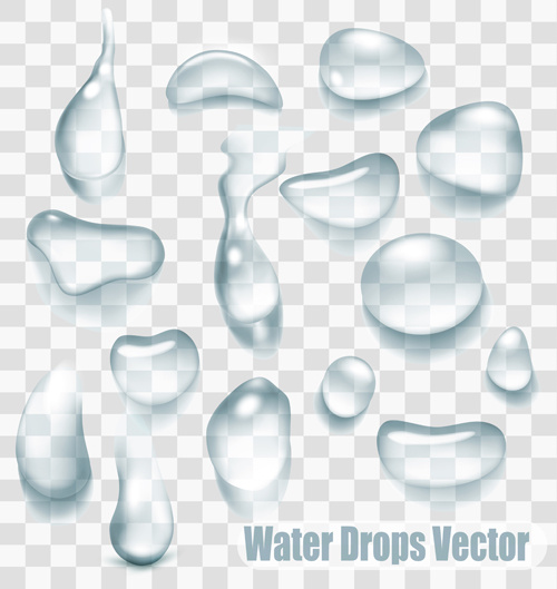 Crystal Clear Water Drops Vector Illustration Free Vector 500x529 Crystal Clear Water Drops Vector Illustration Free Vector