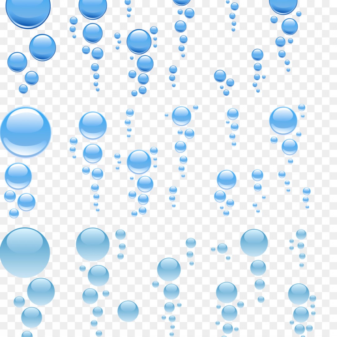 Пузыри воздуха на прозрачном фоне