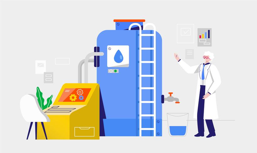 Water Filter Vector