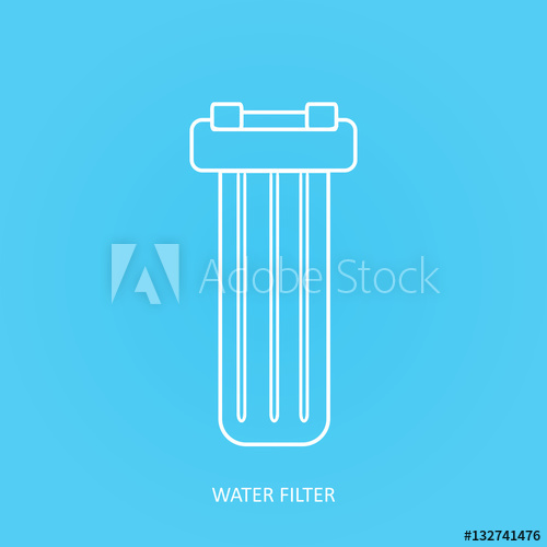 500x500 Tap Water Filter Icon Set Drink And Home Water Purification