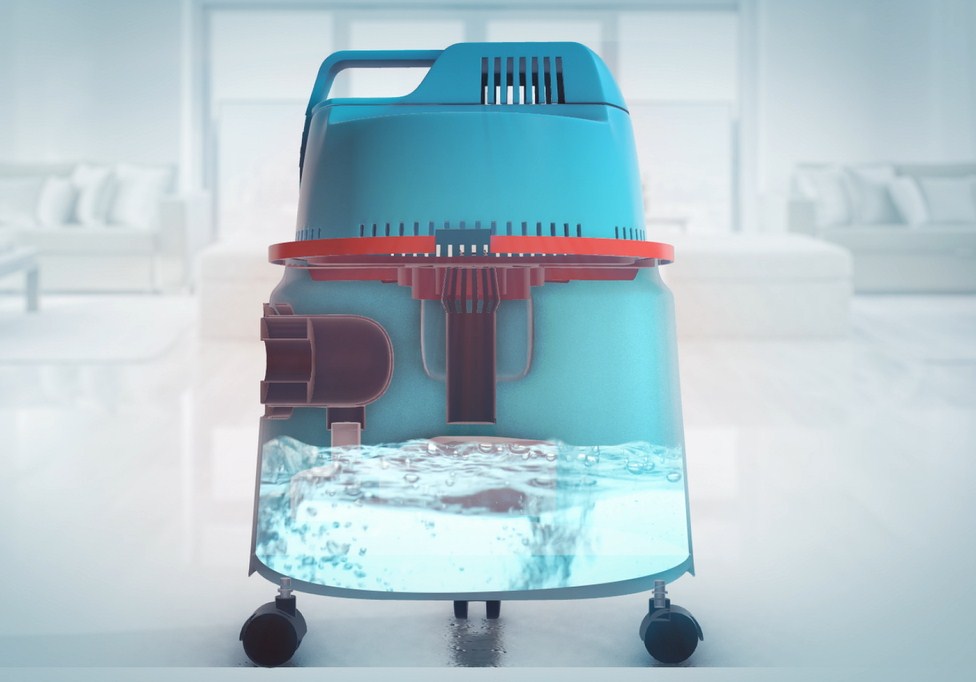 976x682 Vector, Vacuum Cleaner With Water Filter