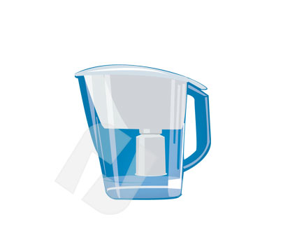 425x356 Water Filter Vector Clip Art