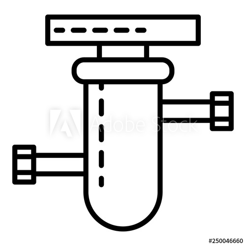 500x500 Water Filter Icon Outline Water Filter Vector Icon For Web Design