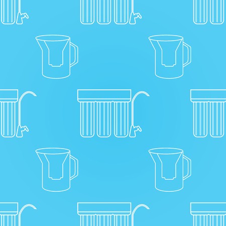 450x450 Water Filter Seamless Pattern Vector Background Royalty Free