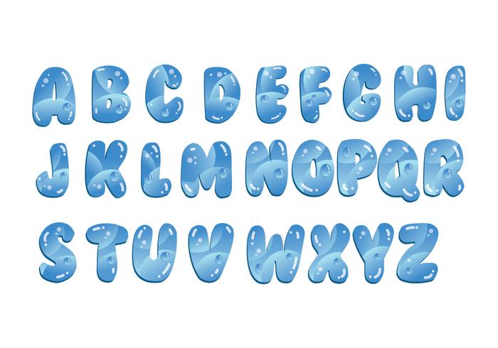 700x490 Free Water Font Type Vector