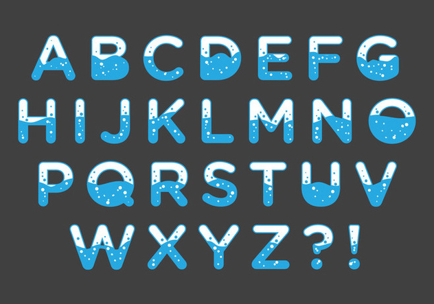 632x443 Water Font Vector Free Vector Download Cannypic