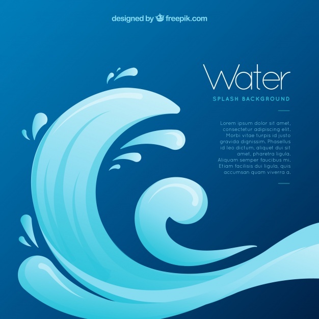 Water Font Vector At Collection Of Water Font Vector