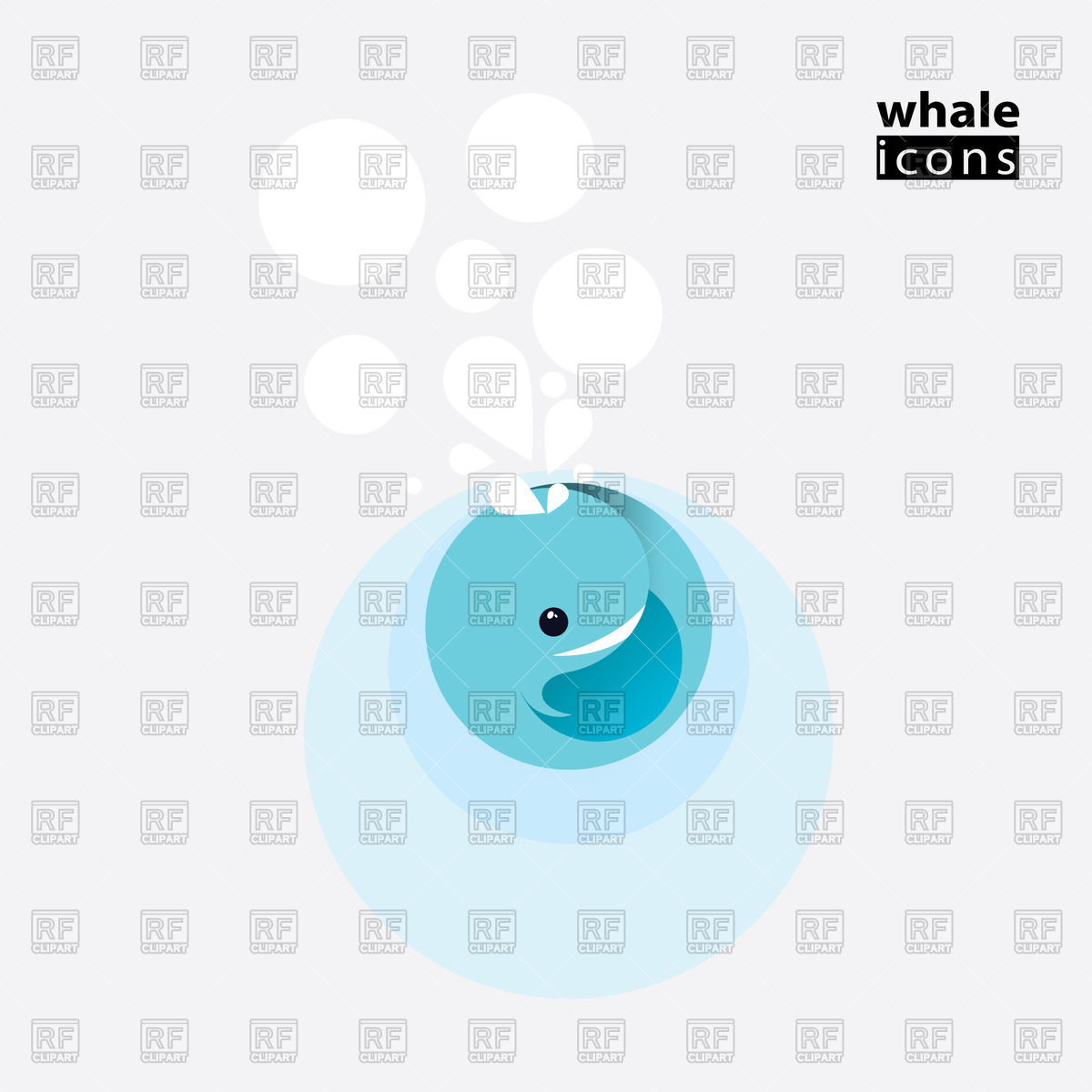 Icon Of Whale With Fountain Of Water Vector Image Of Backgrounds 1200x1200 Icon Of Whale With Fountain Of Water Vector Image Of Backgrounds