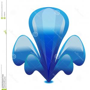 Abstract Water Fountain Logo Vector Studiogrfx 300x300 Abstract Water Fountain Logo Vector Studiogrfx