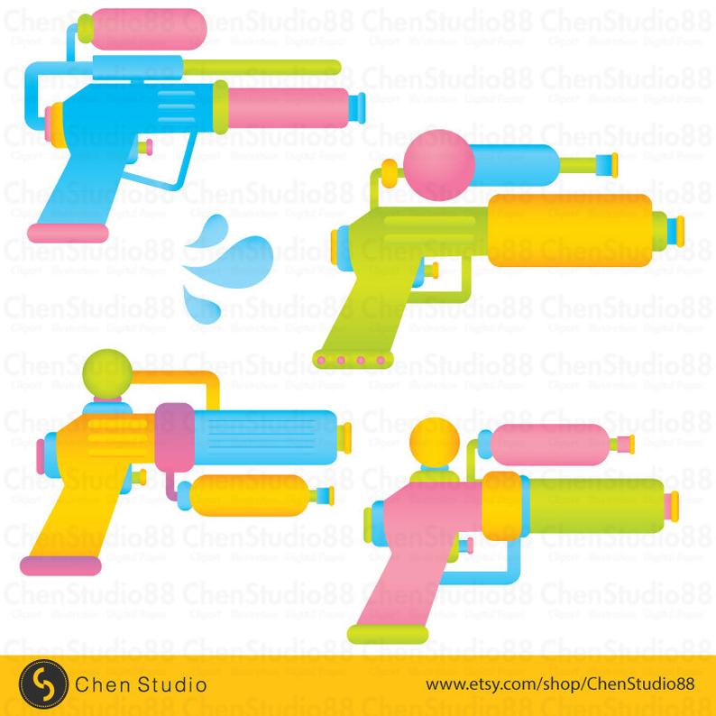 794x794 Gun Vector Digital Clipart Instant Download Pdf And Etsy