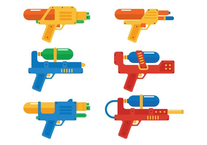 700x490 Water Gun Free Vector Art