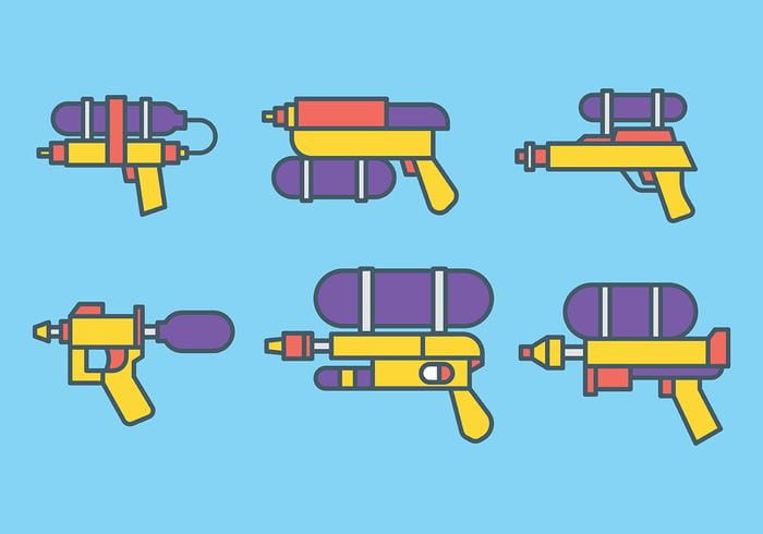 700x490 Watergun Vector Icons Free Graphics Uihere