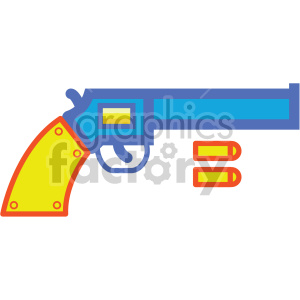 300x300 Pistol Gun Vector Game Art Icons Clipart Royalty Free Gif