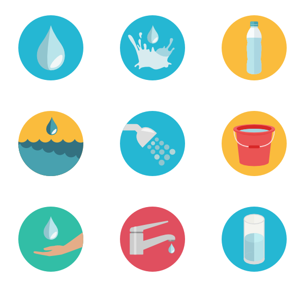 Water Icon Vector