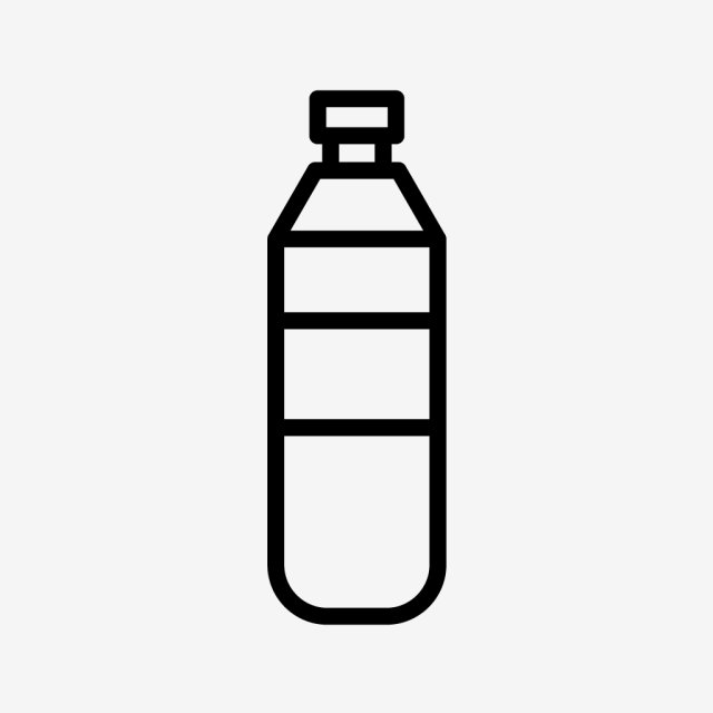 640x640 Vector Water Bottle Icon, Water, Bottle, Water Bottle Png