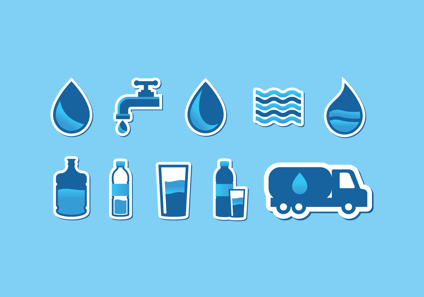 1400x980 Water Free Vector Art