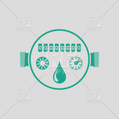 400x400 Water Meter Icon Vector Image Of Signs, Symbols, Maps Angelp