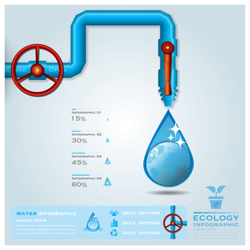 Water Infographic Vector At Collection Of Water Infographic Vector Free For