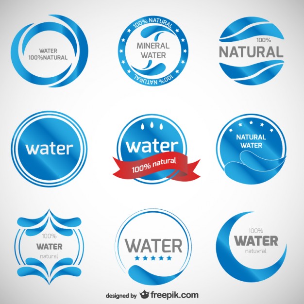 Mineral Water Logos Collection Vector Free Download 626x626 Mineral Water Logos Collection Vector Free Download