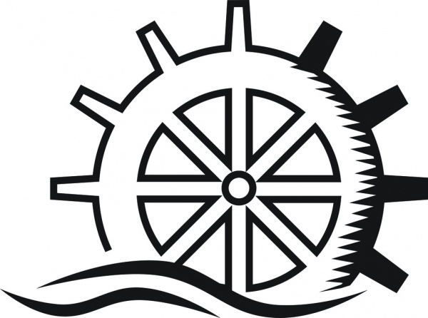 600x446 Water Mill Free Vector In Encapsulated Postscript