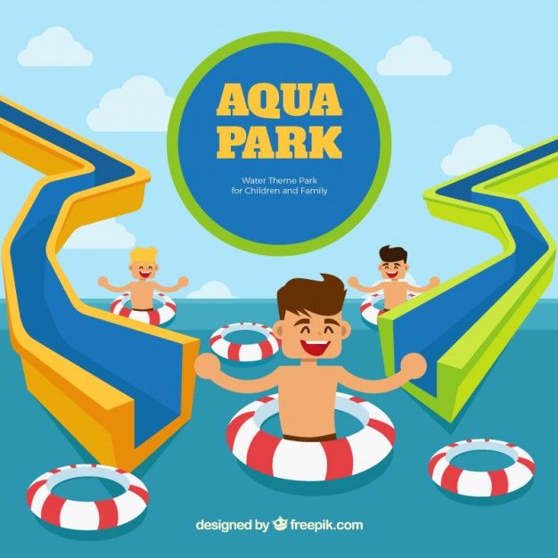 Aqua Park With Funny Children Premium Vector Water Park Funny 626x626 Aqua Park With Funny Children Premium Vector Water Park Funny