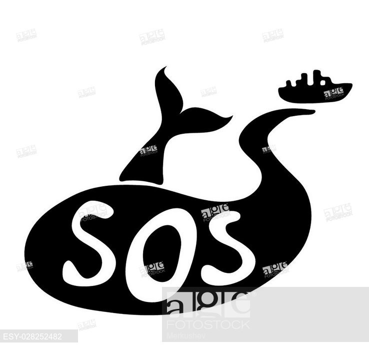 738x699 Fish In In Polluted Water, Water Pollution Concept, Vector