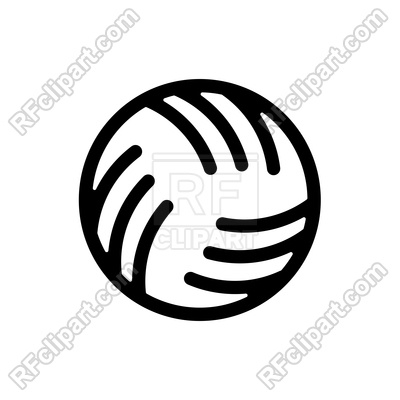 400x400 Ball Water Polo Sign Ball For Playing On Water Games Icon Vector