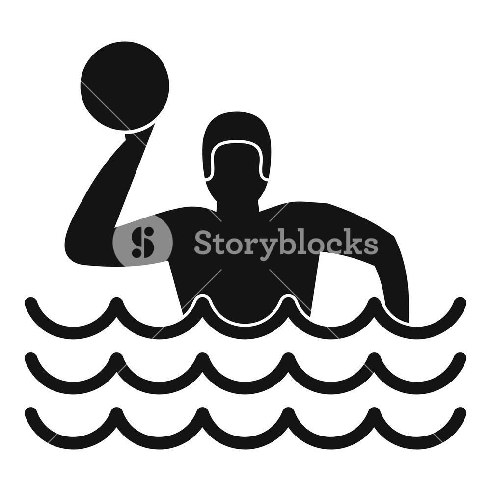 Water Polo Icon Simple Illustration Of Water Polo Vector Icon 1000x1000 Water Polo Icon Simple Illustration Of Water Polo Vector Icon