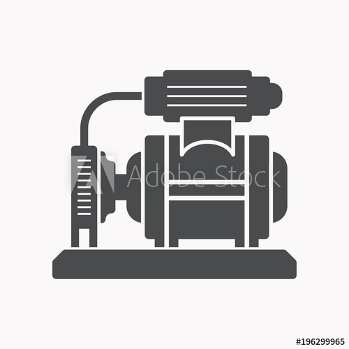 500x500 Water Pump Vector Icon