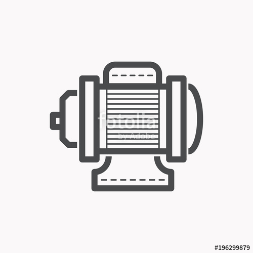 500x500 Water Pump Vector Icon Stock Image And Royalty Free Vector
