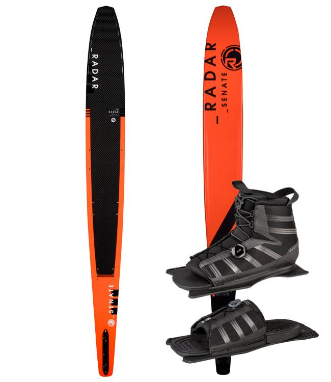 650x750 Radar Senate Graphite Slalom Ski With Boa Vector Boot Rtp