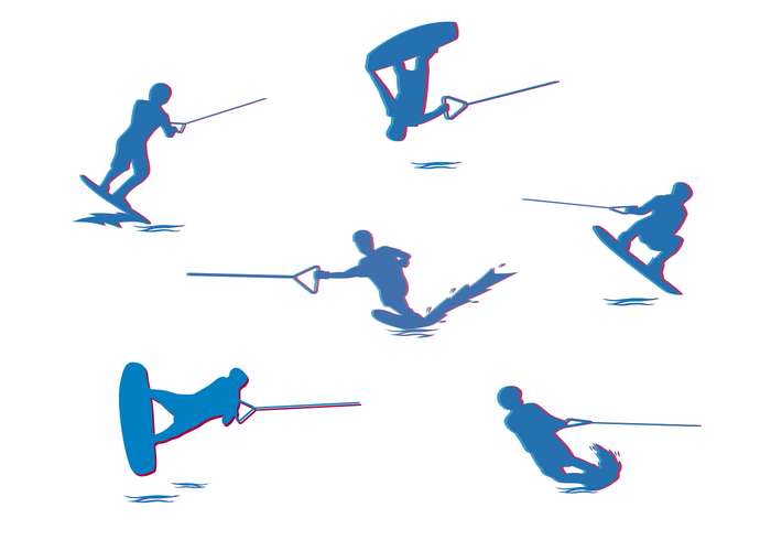 700x490 Free Water Skiing Vector