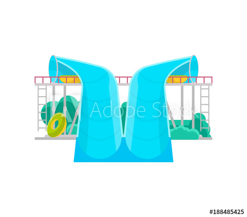 Aqua Park Water Slide Icon Outdoor Family Beach Vacation 500x440 Aqua Park Water Slide Icon Outdoor Family Beach Vacation