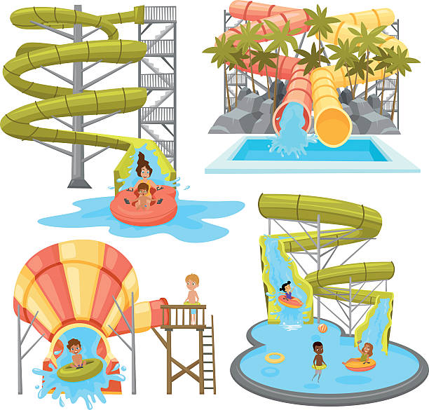 Water Slide Clipart 612x585 Water Slide Clipart