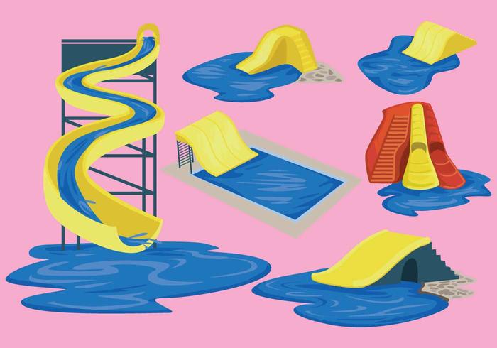 Water Slide Vector 700x490 Water Slide Vector