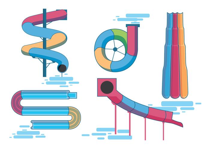 Water Slide Vectors 700x490 Water Slide Vectors