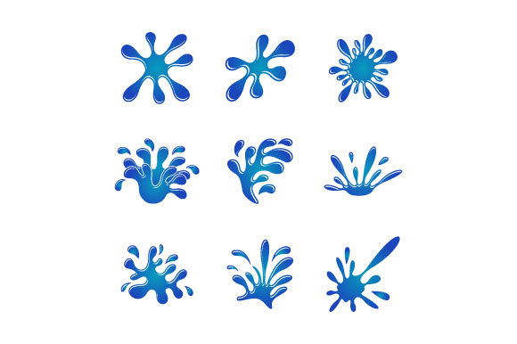 Water Splash Vector Illustration Graphic 580x386 Water Splash Vector Illustration Graphic