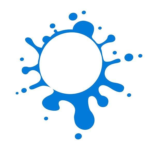 Blue Vector Water Splash 580x580 Blue Vector Water Splash