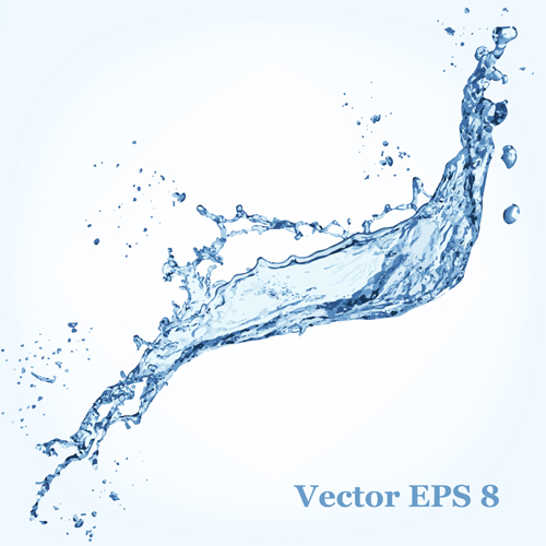 Splash Blue Water Vector Background Free Download 500x500 Splash Blue Water Vector Background Free Download