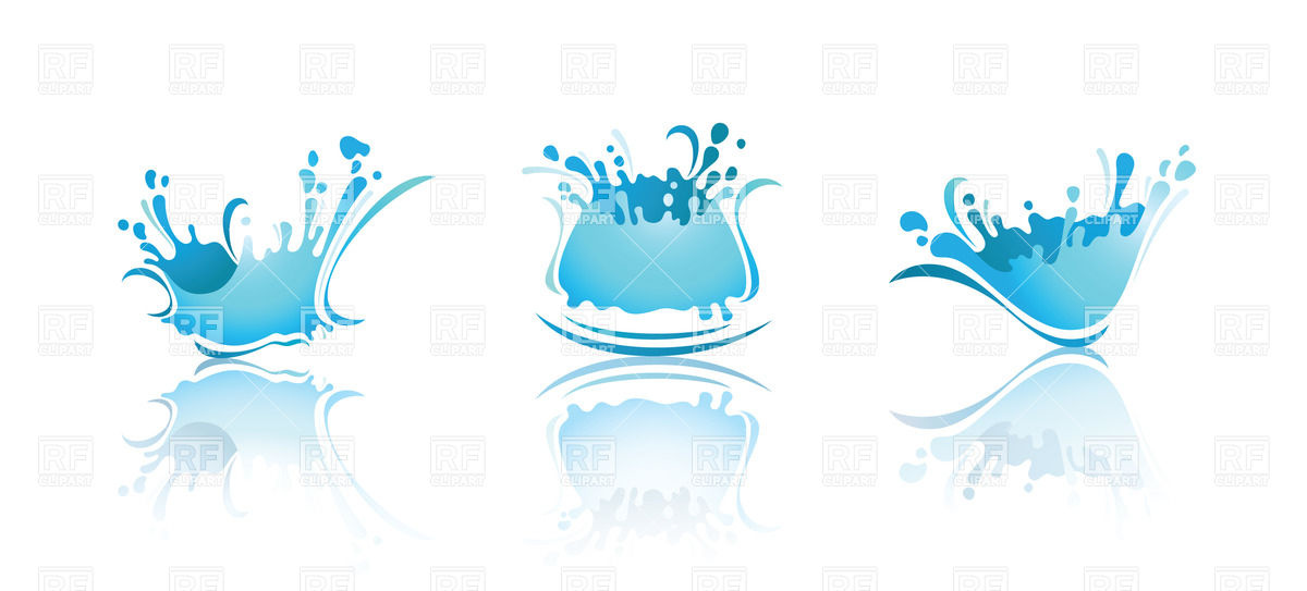 Splashing Water Simple Elements Vector Image Of Design Elements 1200x543 Splashing Water Simple Elements Vector Image Of Design Elements