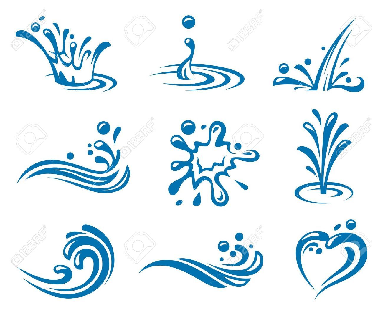 Water Wave Splash Stock Vector Illustration And Royalty Free Water 1300x1063 Water Wave Splash Stock Vector Illustration And Royalty Free Water