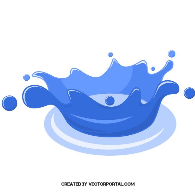 Water Splash Vector Graphics 660x660 Water Splash Vector Graphics