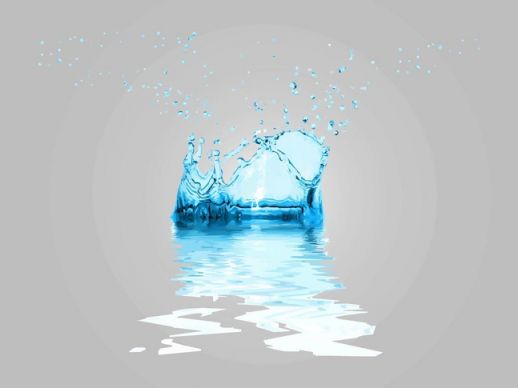518x388 Water Splashes Vector
