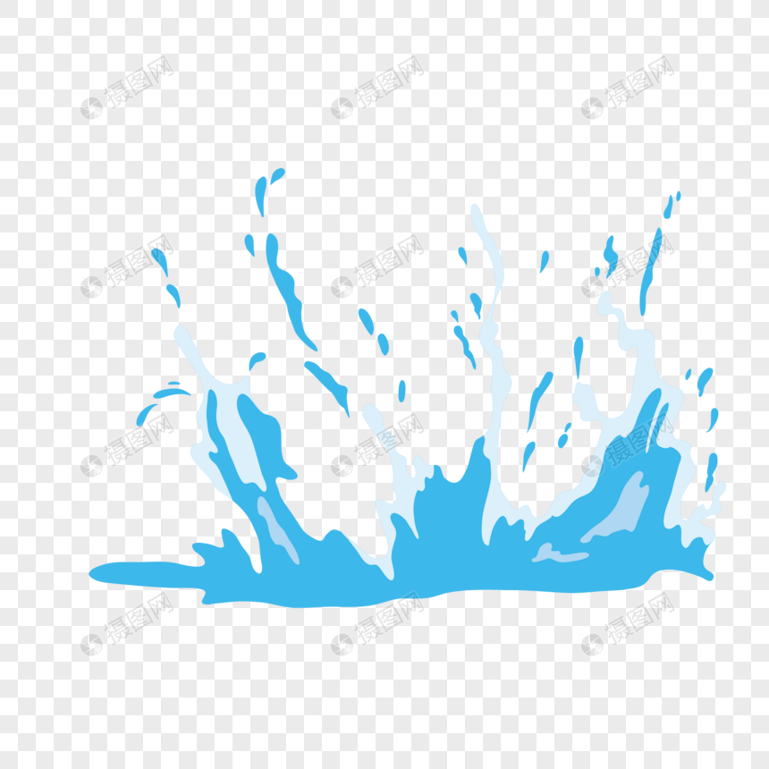 860x860 Blue Splash Water Vector Design Vector Elements Png Image Picture