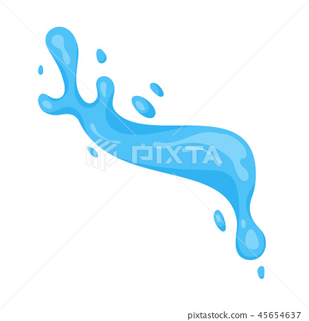 Water Splash Vector Cartoon Illustration 450x468 Water Splash Vector Cartoon Illustration