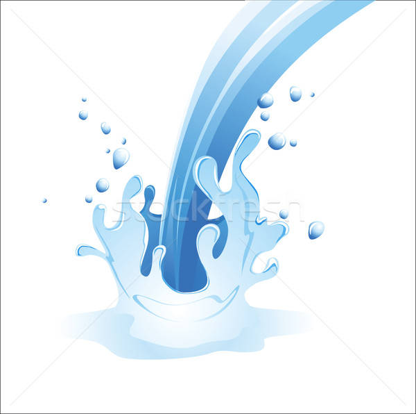 Water Splash Vector Illustration Marina Gorskaya 600x596 Water Splash Vector Illustration Marina Gorskaya
