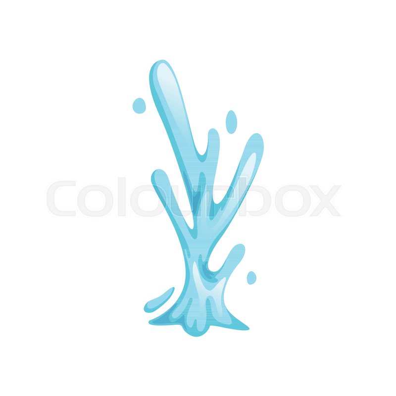 Blue Water Splash Vector Illustration Stock Vector Colourbox 800x800 Blue Water Splash Vector Illustration Stock Vector Colourbox