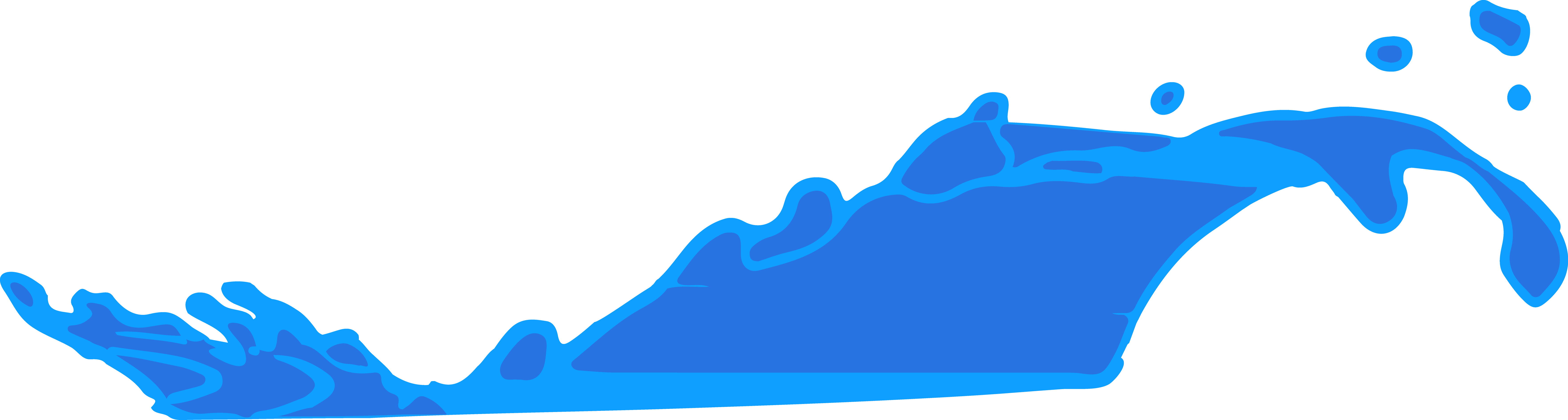 7052x1889 Water Splatter Transparent Png Clipart Pictures Free Download