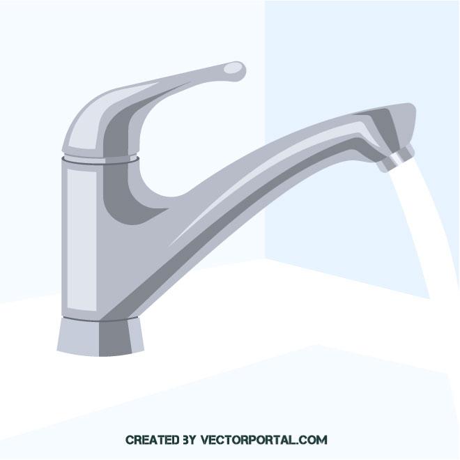 660x660 Faucet Vector Image