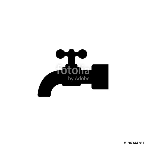 500x500 Faucet Water Icon Stock Image And Royalty Free Vector